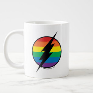 De Flash Rainbow-Logo Grote Koffiekop