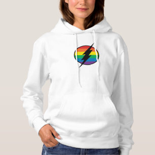 De Flash Rainbow-Logo Hoodie