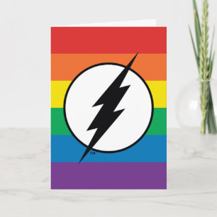 De Flash Rainbow-Logo Kaart