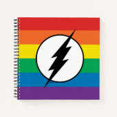 De Flash Rainbow-Logo Notitieboek (Voorkant)