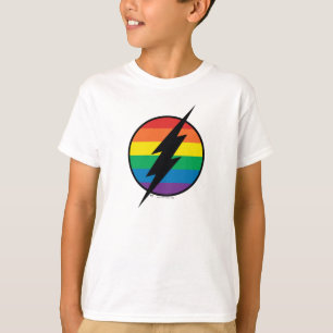 De Flash Rainbow-Logo T-shirt