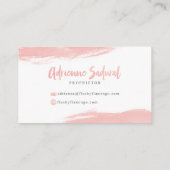 De Flashy Flamingo Visitekaartje (Achterkant)