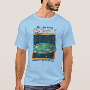 De Flat Earth Society T-shirt