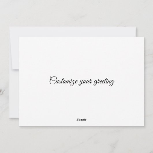 De Flat van de winter Kerstkaart van Robin (Achterkant)