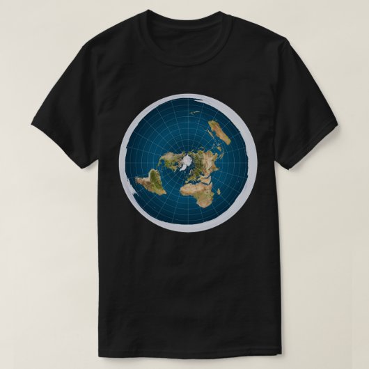 De FlatEarth T-shirt (Design voorkant)