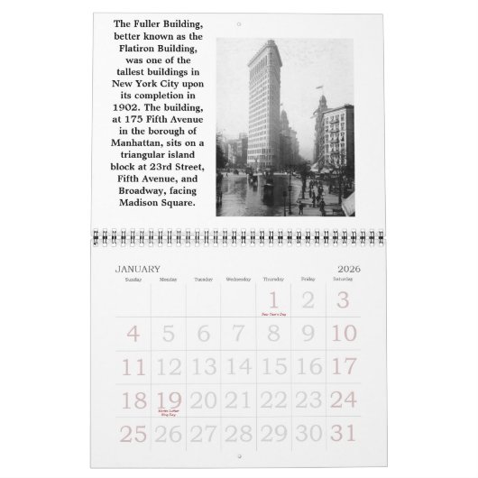 DE FLATIRON BOUWKALENDER KALENDER (Jan 2026)