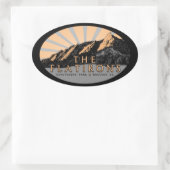 De Flatirons, Chautauqua Park, Boulder Stickers (Tas)