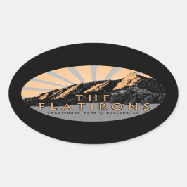 De Flatirons, Chautauqua Park, Boulder Stickers