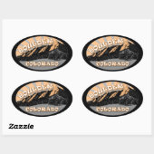 De Flatirons, Chautauquapark, rotsachtige Stickers (Vel)