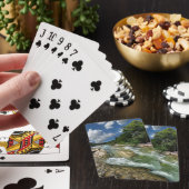 De Flats van Barton Creek in Austin, Texas Pokerkaarten (Insitu)
