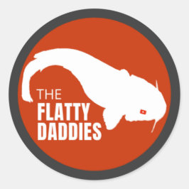 De flatty Daddies Ronde Sticker