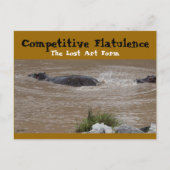 De Flatulent Defense Briefkaart (Voorkant)
