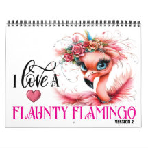 De Flaunty Flamingo Versie 2 Kalender