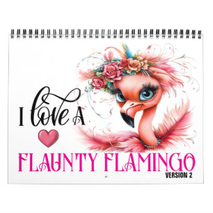 De Flaunty Flamingo Versie 2 Kalender