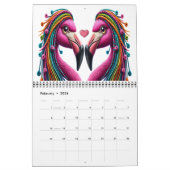 De Flaunty Flamingo Versie 2 Kalender (Feb 2026)