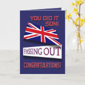 De flauwvallen, u deden het Zoon! Felicitatie Kaart (Gele Bloem)