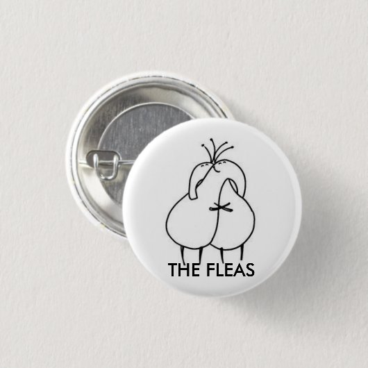 De Fleas Button Badge (Voorkant /achterkant)