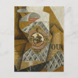 De fles Anís del Mono van Juan Gris Briefkaart