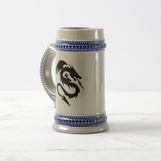 De fles met de draak bierpul (Voorkant links)