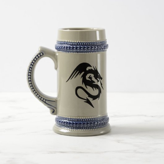 De fles met de draak bierpul (Links)