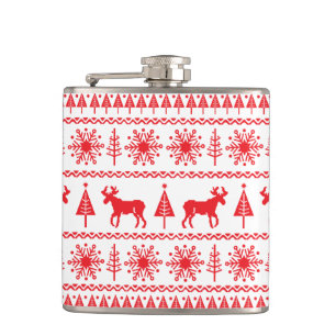 De Fles van de Sweater van Kerstmis Heupfles