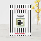 De Fles van het Parfum van Keulen voor Kaart (Gele Bloem)