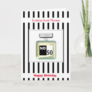 De Fles van het Parfum van Keulen voor Kaart