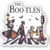 De flessen grappig Halloween Sticker (Voorkant)