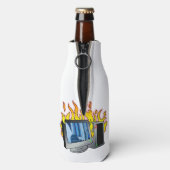 De Flessenkoeler van het computerbrandschuim Flesjeskoeler (Fles Achterkant)