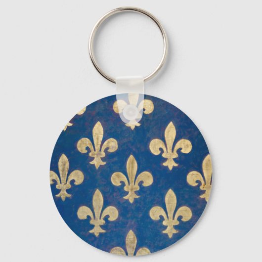 De fleur-de-lis of fleur-de-lys sleutelhanger (Voorkant)