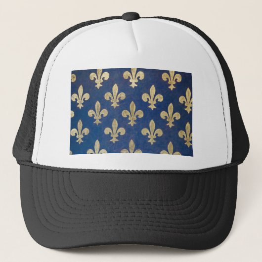 De fleur-de-lis of fleur-de-lys trucker pet (Voorkant)