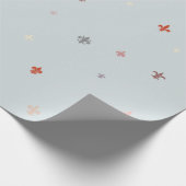 De Fleur-de-Lis -  pasteelkleuren Cadeaupapier (Hoek)