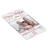 De flexibele magneet van de kerstfotokaart (Rechterzijde)