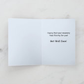 De Flight Home Get Well Card Kaart (Binnen)