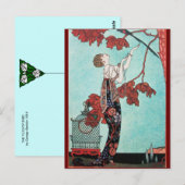 DE FLIGHTE GROOT, BEAUTY MODE DESIGNER BRIEFKAART (Voorkant / Achterkant)