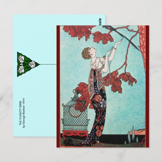 DE FLIGHTE GROOT, BEAUTY MODE DESIGNER BRIEFKAART (Voorkant / Achterkant)