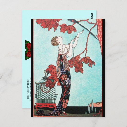 DE FLIGHTE GROOT, BEAUTY MODE DESIGNER BRIEFKAART (Voorkant / Achterkant)