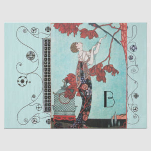 DE FLIGHTE GROOT, BEAUTY MODE DESIGNER MONOGRAM TISSUEPAPIER