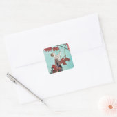 DE FLIGHTE GROOT, BEAUTY MODE DESIGNER VIERKANTE STICKER (Envelop)