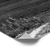 De Flint Hills of Kansas in B/W Poster (Hoek)