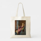 De Flirtende Schelm (door John Collier) Tote Bag (Achterkant)