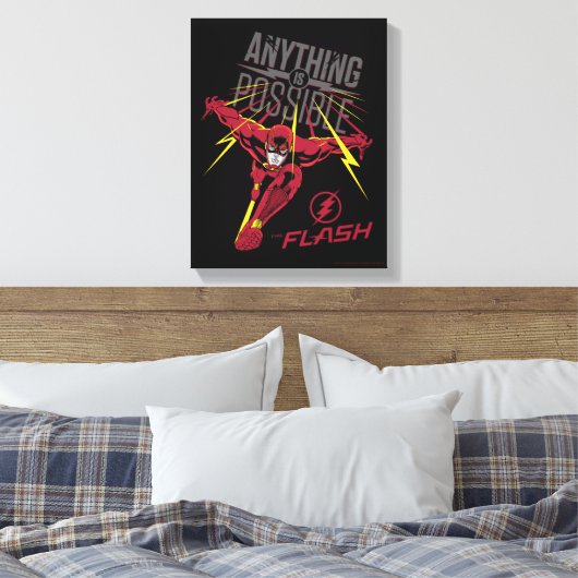 De flits | "Alles is mogelijk" Canvas Afdruk (Insitu (Slaapkamer))