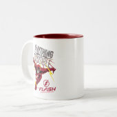 De flits | "Alles is mogelijk" Tweekleurige Koffiemok (Voorkant links)