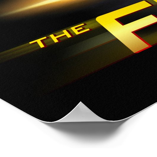 De flits | Beginpositie afdrukken Poster (Hoek)