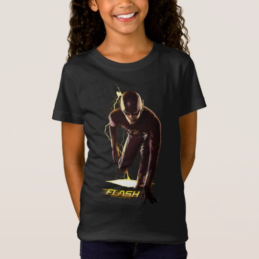 De flits | Beginpositie afdrukken T-shirt (Voorkant)