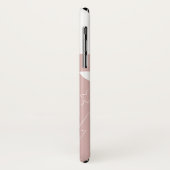 De flits | "Blanco uitdrukking" Citaat Silhouette Case-Mate iPhone Case (Achterkant/links)