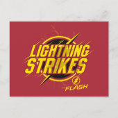 De flits | "blikseminslag" briefkaart (Voorkant)