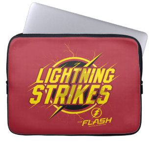 De flits   "blikseminslag" laptop sleeve