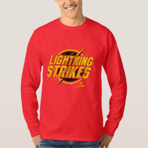 De flits "blikseminslag" t-shirt