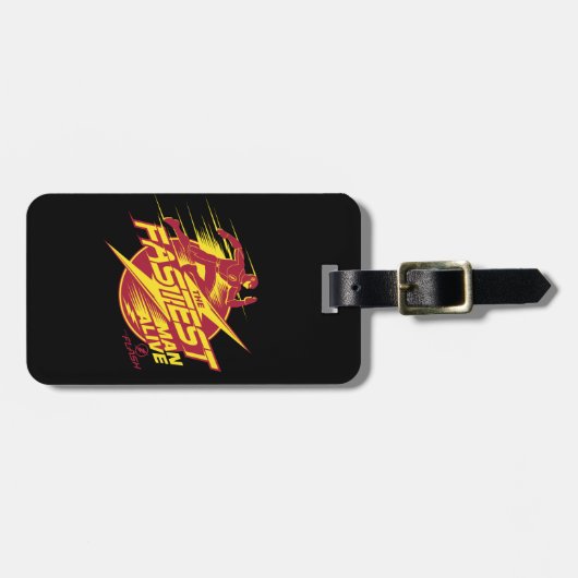 De flits | De snelste Man leeft Bagagelabel (Voorkant horizontaal)